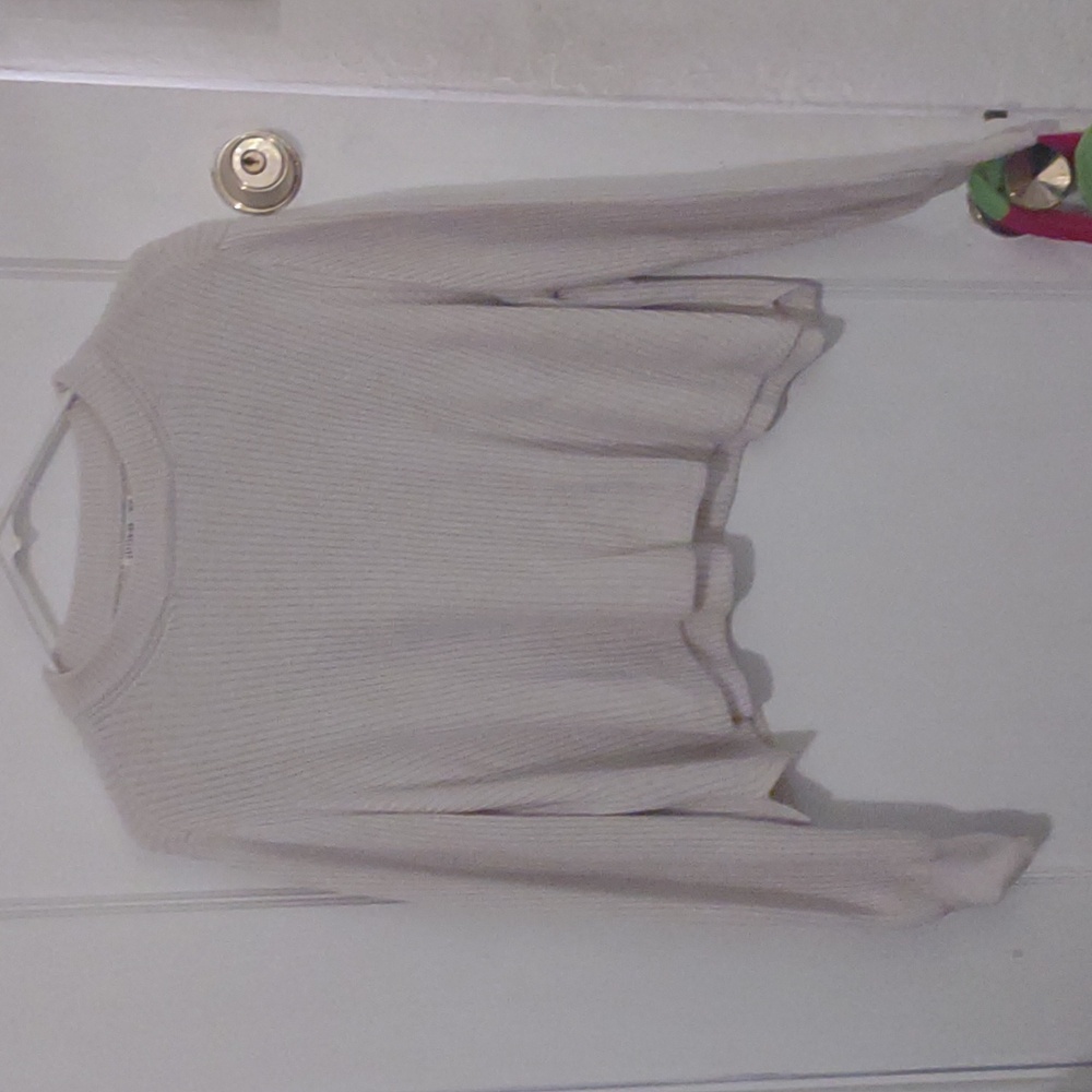 Cotton On | Beige Cropped Sweater Top